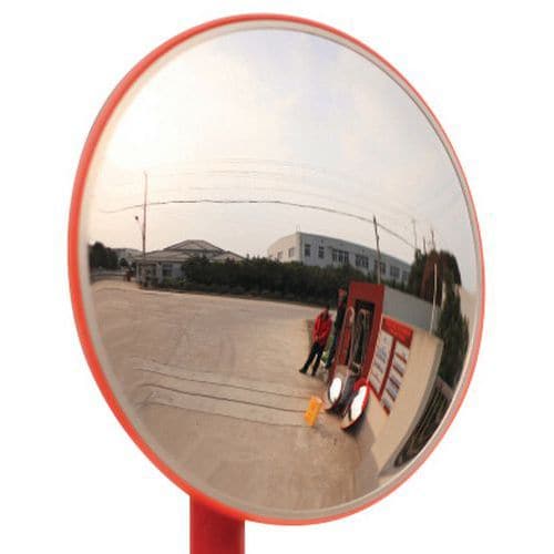 Round Safety Mirror - Convex - Outdoor/Indoor Traffic - Manutan Expert