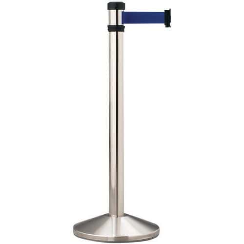 Belt Barrier/Crowd Control Posts - 1-3 Retractable Belts - Manutan Expert