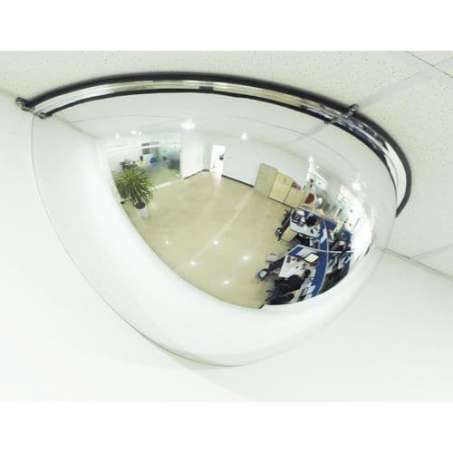 Security mirror 1/4 sphere - Manutan Expert