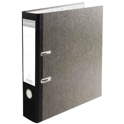 Prem'Touch grey marbled paper lever-arch file