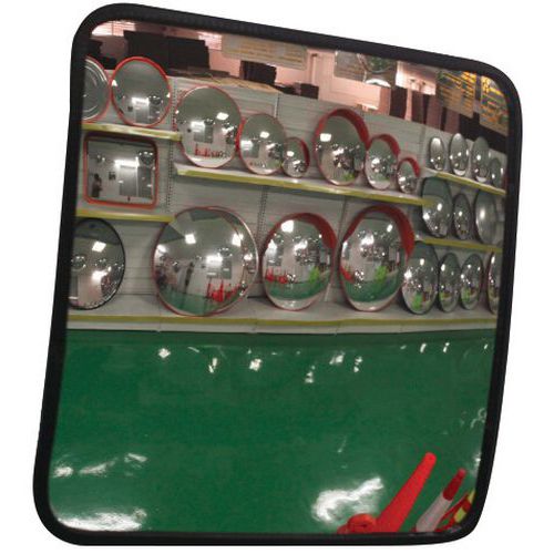 Convex Traffic Safety Mirror - Rectangular & Adjustable - Manutan Expert