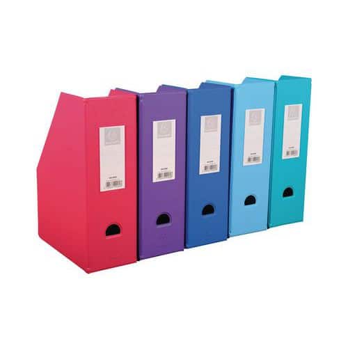 Set of 10 magazine files with 100-mm spine