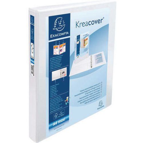 Completely customisable Kreacover binder with four rings - Exacompta