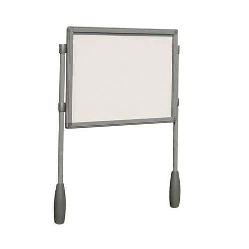 Antares outdoor bulletin board on uprights - Aluminium board - Plexiglas glass door