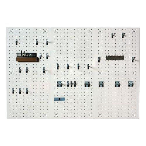 Perfo Light panel and hooks - kit D