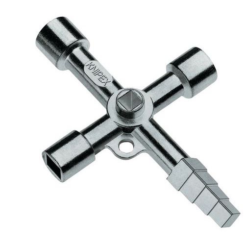 Universal key wrench for maintenance tasks