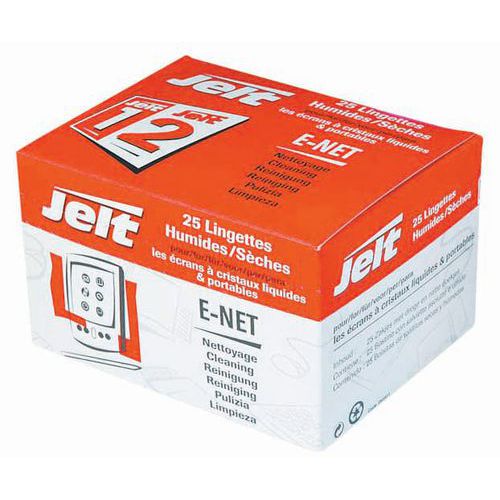E-Net screen cleaning wipes