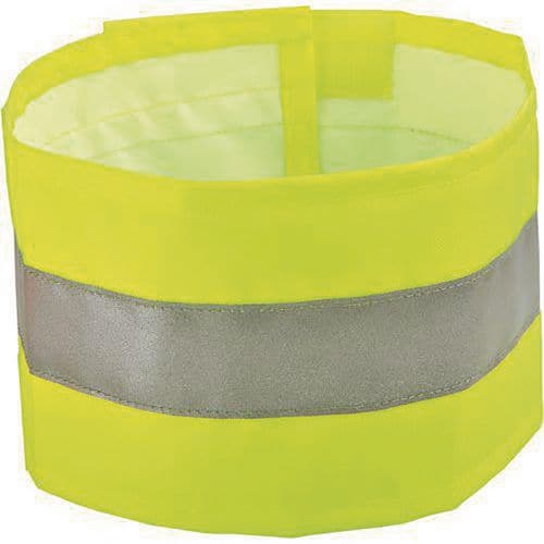 Fluorescent yellow reflective armband - Manutan