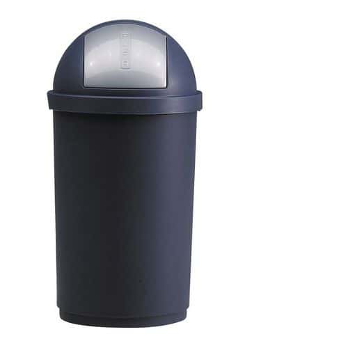 Plastic waste bin