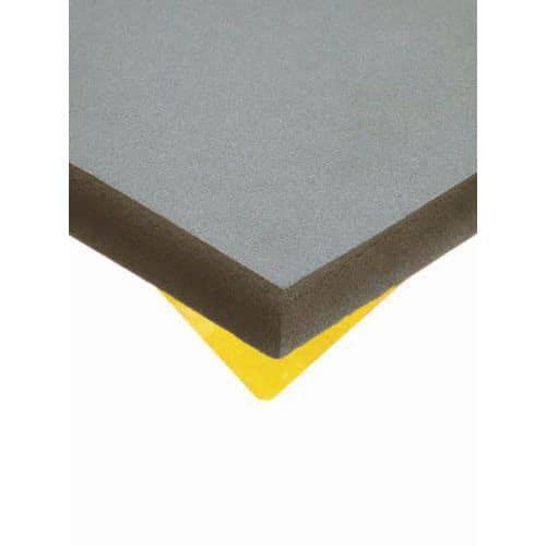 Foam plate - Cellular rubber - Adhesive - NBR-PVC Base