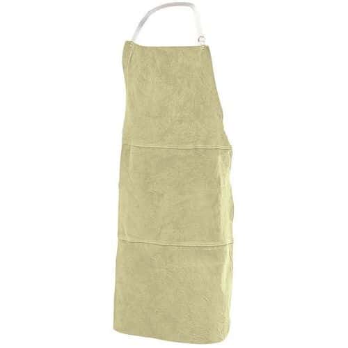 Protective apron - Full grain split leather