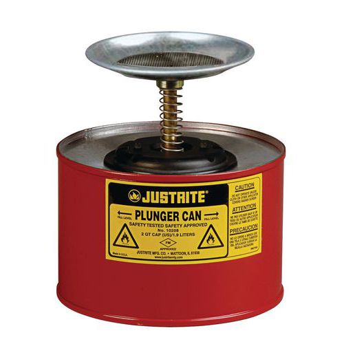 Plunger Safety Cans - Justrite