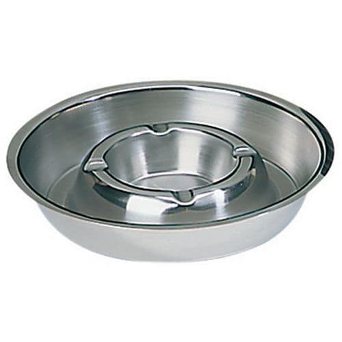 Stainless steel ashtray