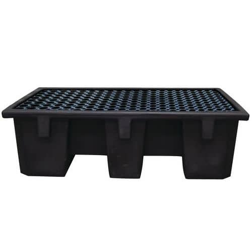 Recycled PE 240-l spill tray - Manutan Expert