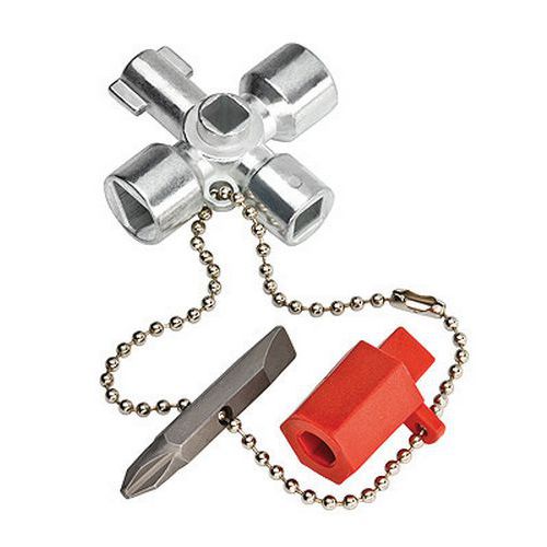 Universal 44 mm control cabinet key _ 00 11 02 - Knipex