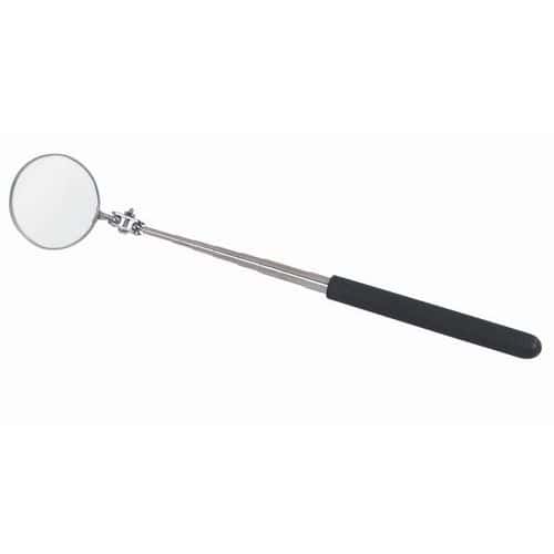 Telescopic inspection mirror