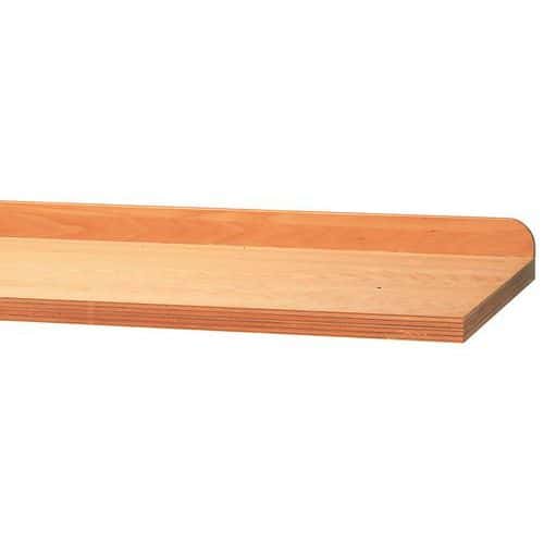 Beech backboard for workbench top