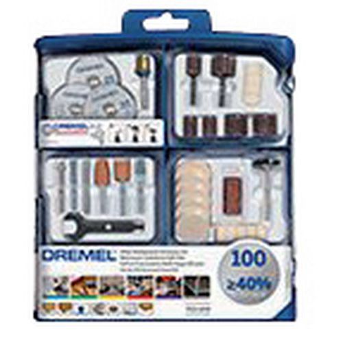 Multi-purpose accessories kit for Dremel - 100 pieces
