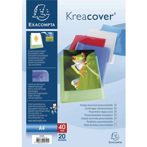 Kreacover A4 semi-rigid display book