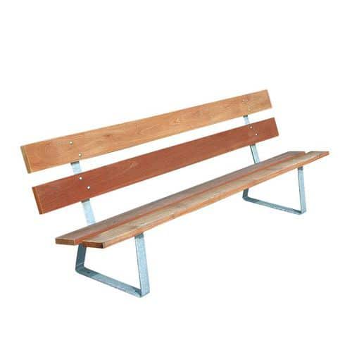 Piquia wooden bench