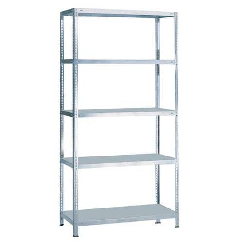 Quick-Fix Plus solid sheet metal shelving - Height 2000 mm - Width 1000 mm - Schulte