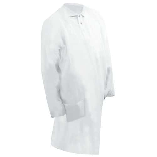 Disposable polypropylene smock without pockets