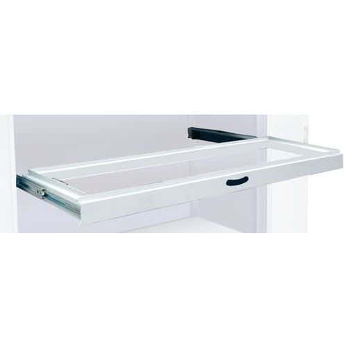 Pull-out filing cradle for cabinet with tambour doors - Manutan Expert Orel