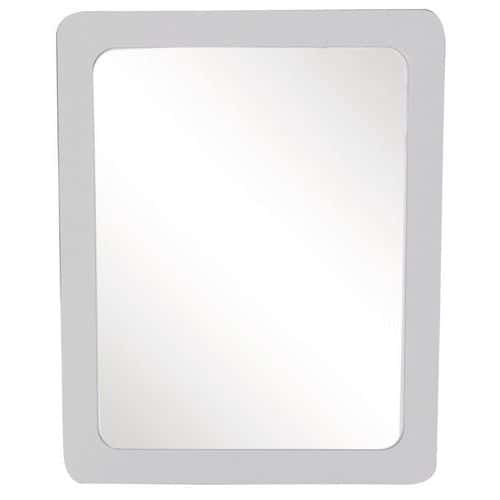 Unbreakable washroom mirror with PVC frame - Manutan Expert