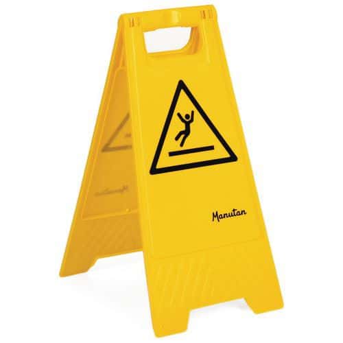 Wet floor warning sign stand - Manutan Expert