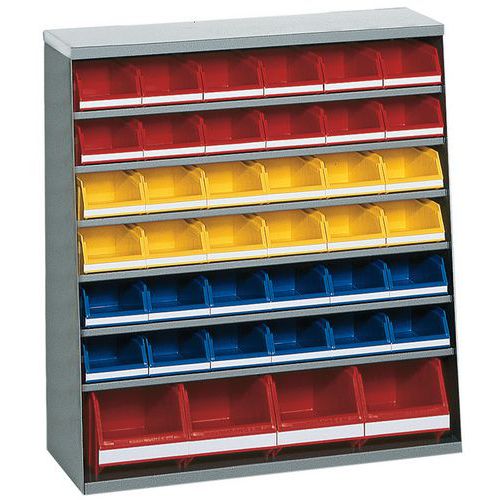 Cabinet with 40 storage trays - Low - Without door
