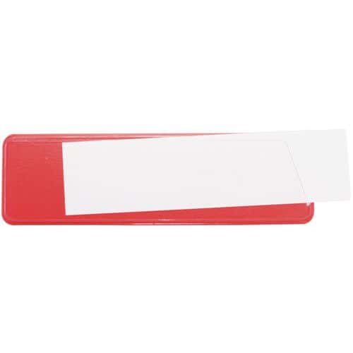 Label Holder Packs - Adhesive/Magnetic - Various Colours - Manutan Expert