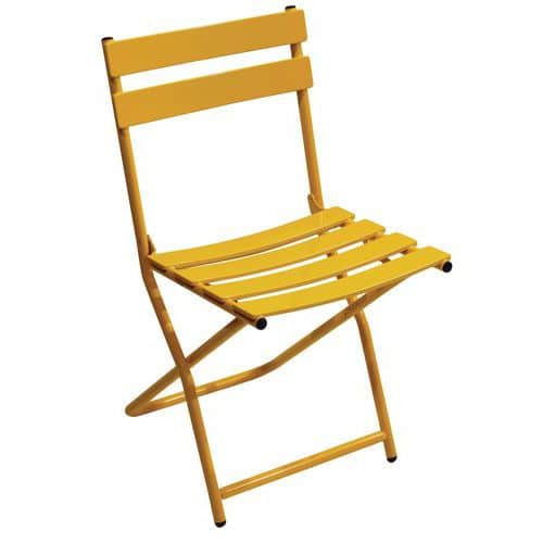 Polyester folding chair - Square