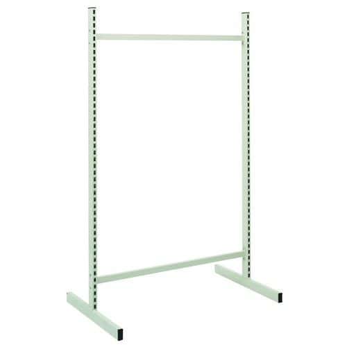 Two-sided bare rack for picking bins and European picking bins - Starter bay