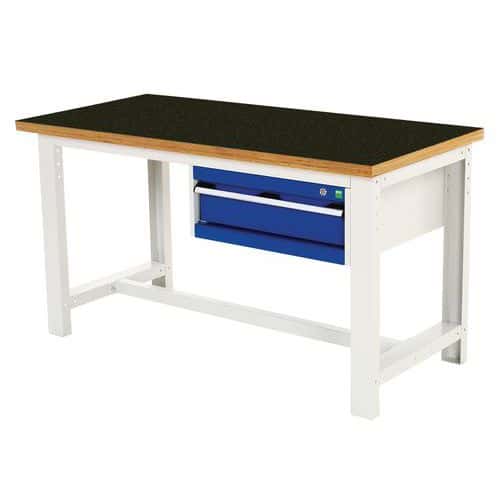 Cubio workbench with 1 drawer - Width 150 cm - Arphenol