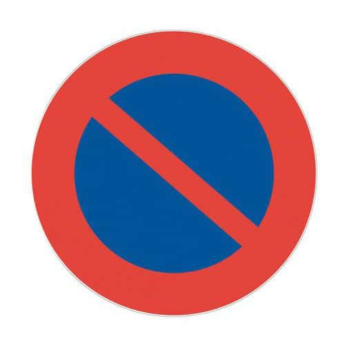 Prohibition sign - No parking - Rigid