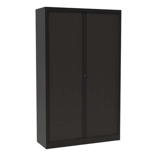 Tambour door cupboard - without top working surface - anthracite