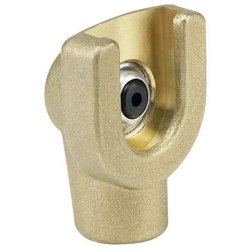 Push-in button head coupler, grease fitting 16 mm