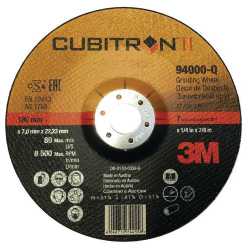 Cubitron™ II grinding wheel