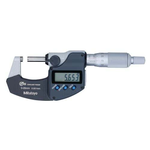 IP65 digital micrometer 0–25 mm