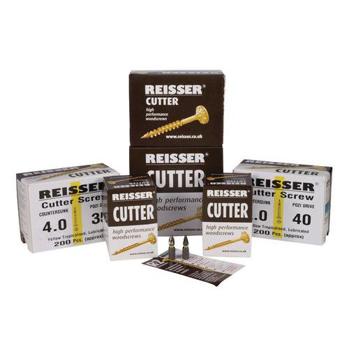 Cutter saver pack 1200 Pozidriv screws 4 x 20/25/30/35/40/50