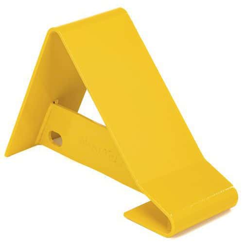 Metal Wheel Chock For Trucks - Yellow - Manutan Expert