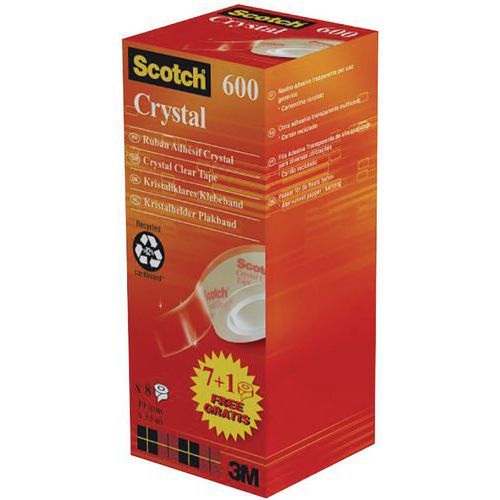 Crystal transparent adhesive tape