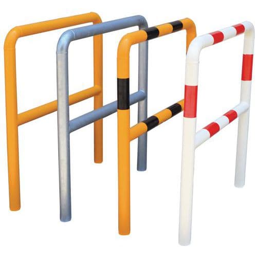 Steel Hoop Traffic Barrier - 1m To 2m Long - Manutan Expert
