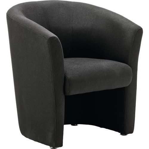 Black Reception Tub Armchair - Neo Dynamic