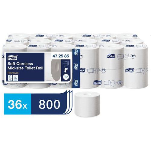 Toilet paper roll - T7 2-ply - Tork