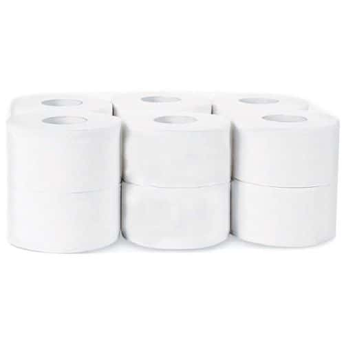 Maxi and Mini Jumbo Recycled Toilet Paper - 2 Ply - Manutan Expert