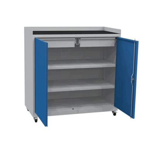 Low mobile tool cabinet - One and two doors