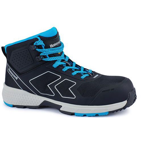 Runner Mid Blue S3 safety shoes - Honeywell