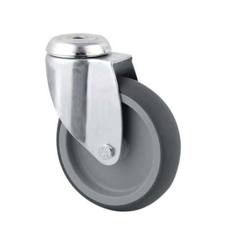 Swivel bolt-hole castor - Capacity 75 kg