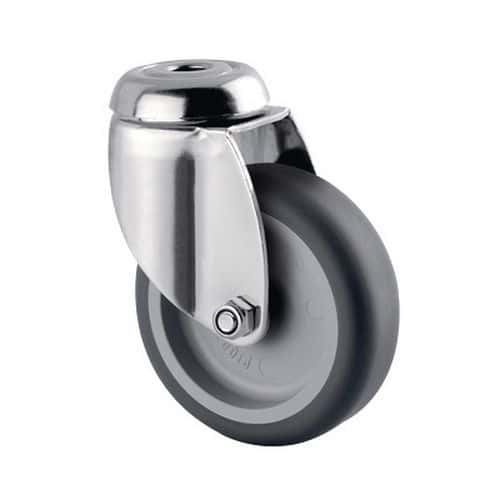 Swivel bolt-hole castor - Capacities 60 and 80 kg